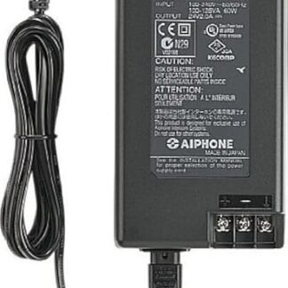 Aiphone Corporation PS-1225UL 12V DC, 25A Power Supply for LEF Series, MP-S Series, TD-Series, or New-5, Fire-Retardant, ABS Plastic Construction