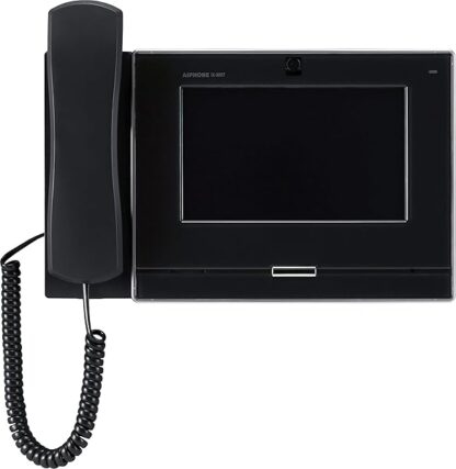 Aiphone IX-MV7-HB IP Addressable Hands-Free or Handset Master Station, Black; 7" TFT LCD Touchscreen; Hands-Free or Push-to-Talk Communication; 8 Customizable Speed Dial Buttons; 600 Ohms Audio Input - Image 3