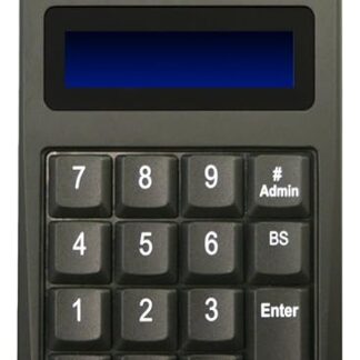 Idtech IDKE-534833BE Securekey M130 Encrypted Keypad with MagStripe Card Reader, USB-Keyboard, TDES Encryption, Enhanced Encryption Format, 15 Key, 3 Track, Black
