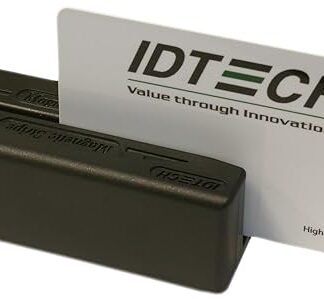 Idtech IDMB-354133B MiniMag Duo Dual Head MagStripe Reader, Track 3, USB, Keyboard Emulation, Black