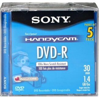 Sony 8cm DVD-R with Hangtab 5 Pack - 5DMR30R1H