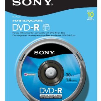 Sony 8cm Write-Once DVD-R Skin Pack 10 Pack