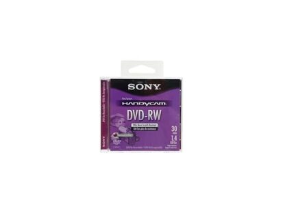 Sony DVD-RW Mini Disc, DVD-RW, 8CM, 30M, 1.4GB 7107