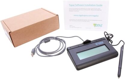 Topaz T-L462-HSB-R SIGNATUREGEM LCD 1X5 USB Signature Capture Pad - Image 8