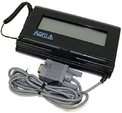 Topaz T-LBK460-B-R 1x5 Backlit LCD Signature Capture Pad - Serial RS232 Connection