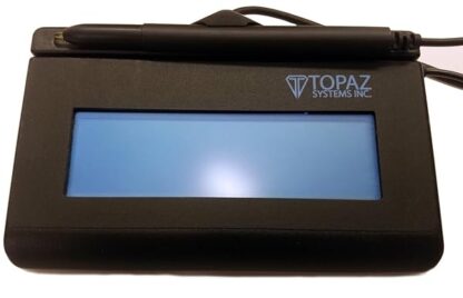 Topaz T-LBK462-BSB-R SignatureGem 1X5 Backlit LCD Signature Capture Pad - USB/Virtual Serial. - Image 3
