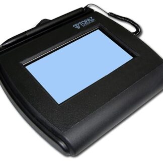 Topaz T-LBK755SE-BBSB-R SignatureGem LCD 4x3 Signature Capture Pad, Dual Serial/Virtual Serial via USB